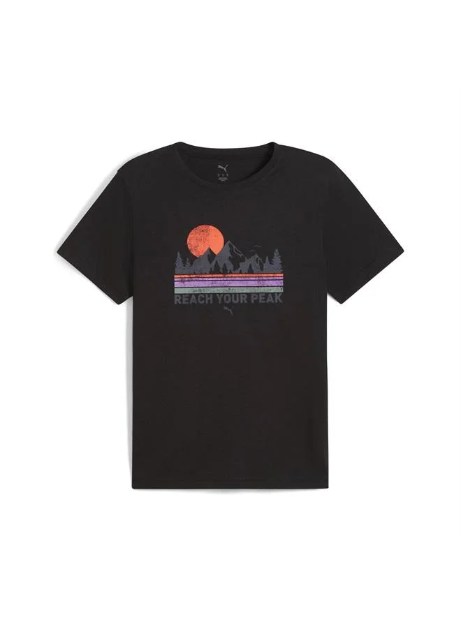 Puma PUMA Black GRAPHICS Outdoor Running Tee Men for Men | Best Price UAE