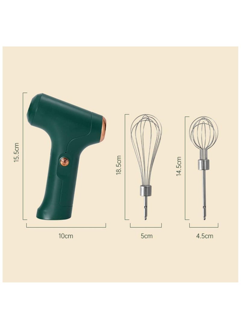 عام مضرب يدوي كهربائي، مضرب بيض كهربائي صغير لصنع الكريم والكعك والبسكويت في المطبخ، أداة مطبخية لخفق الكريم والكعك والبسكويت. - Image 5