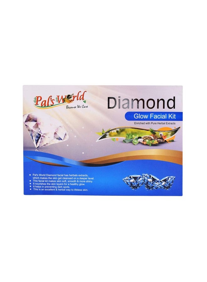 Pal's World Diamond Facial Kit for All Skin Types - Gentle, Nourishing, and Refreshing Skincare Solution - Pack of 1 - Image 1
