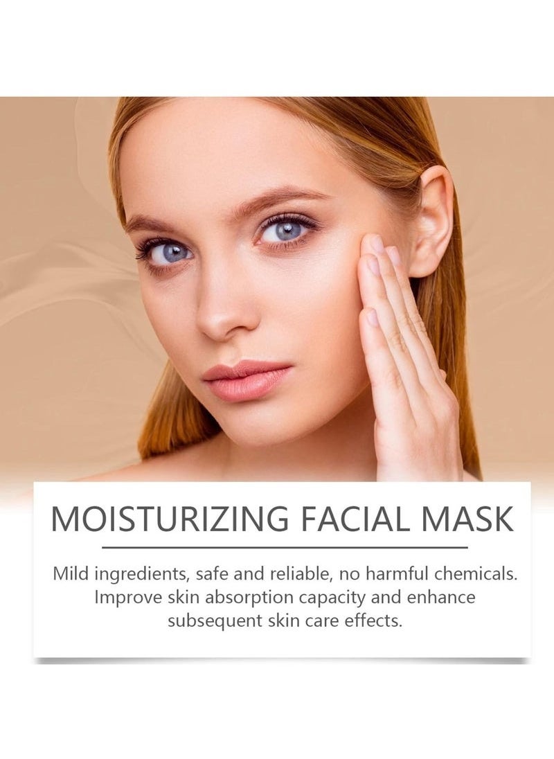 EELHOE Collagen Mask, Baby Collagen Glow Mask, Collagen Peel Off Mask, Hydrating Mask for Anti-Wrinkle, Anti-Aging, Pore Tightening, Firming Lifting Glowy Skin  - Image 3