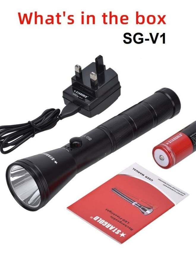 Stargold Heavy Duty Water Resistant Emergency Torch Light Rechargeable Fog Light - Image 3