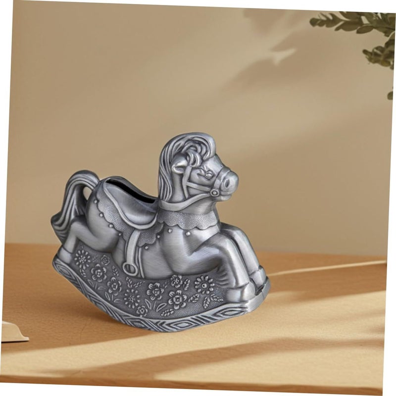 Handmade Piggy Bank Antique Color Cute Money Saving Box Educational Piggybank for Kids - Image 5