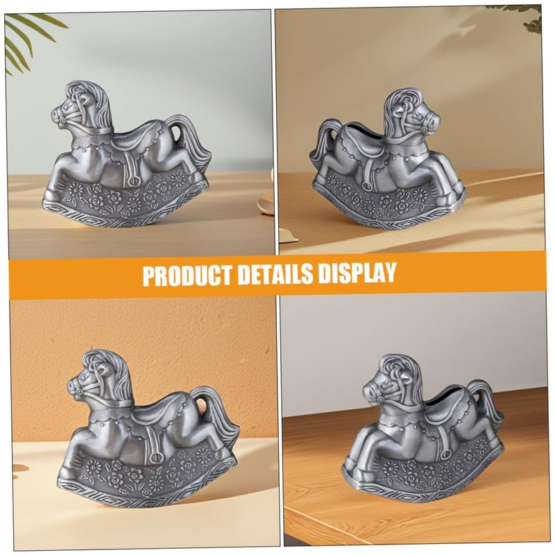 Handmade Piggy Bank Antique Color Cute Money Saving Box Educational Piggybank for Kids - Image 4