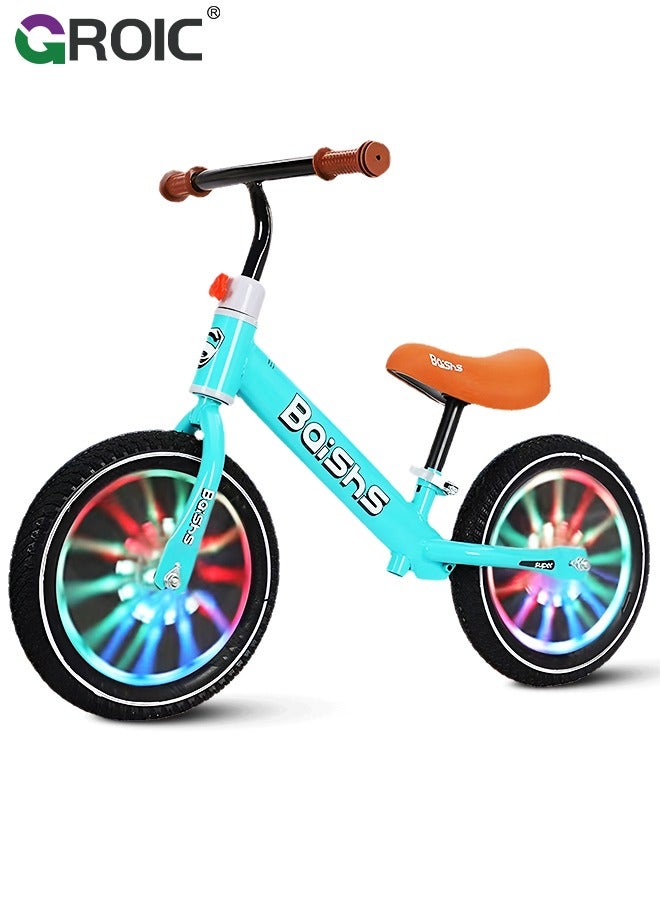GROIC Balance Bike,Lightweight Toddler Bike for Kids - No Pedal Bikes for Kids with Adjustable Handlebar and Seat,Training Bike - Image 1