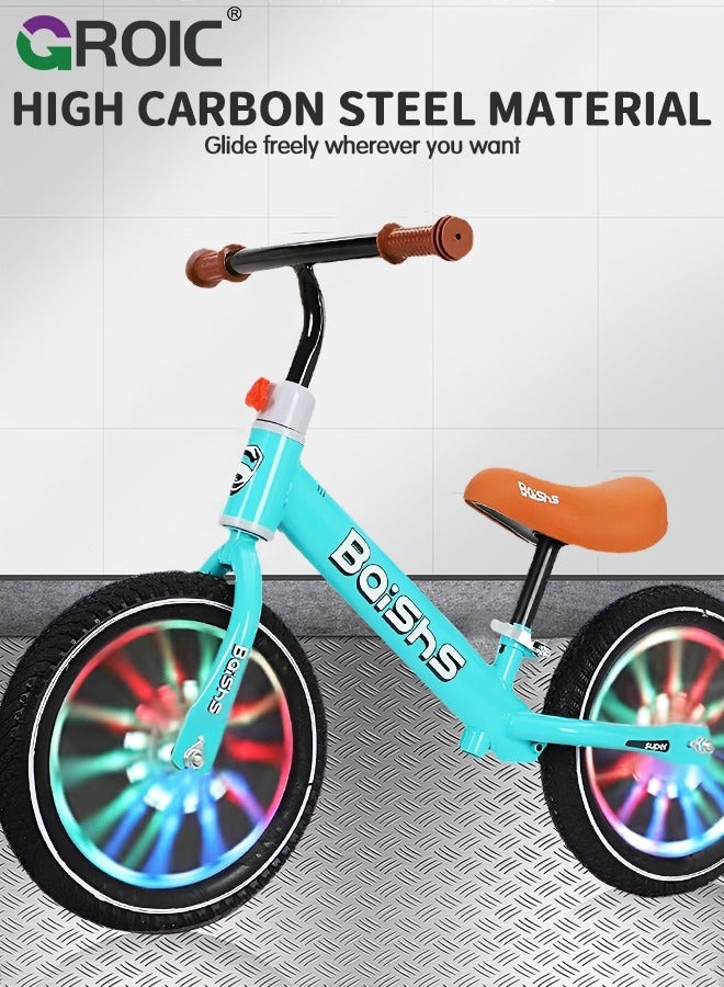 GROIC Balance Bike,Lightweight Toddler Bike for Kids - No Pedal Bikes for Kids with Adjustable Handlebar and Seat,Training Bike - Image 4