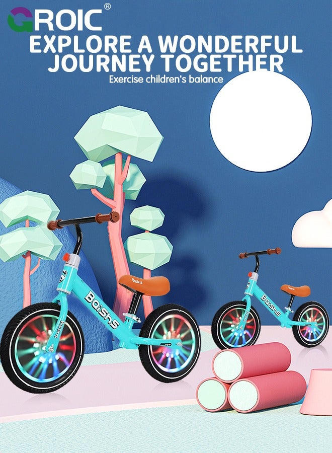 GROIC Balance Bike,Lightweight Toddler Bike for Kids - No Pedal Bikes for Kids with Adjustable Handlebar and Seat,Training Bike - Image 3