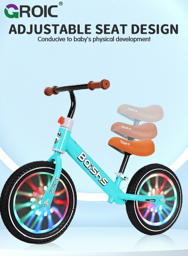 GROIC Balance Bike,Lightweight Toddler Bike for Kids - No Pedal Bikes for Kids with Adjustable Handlebar and Seat,Training Bike - Image 5