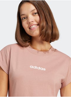 Adidas Essentials Linear Cotton T-Shirt  - Image 3