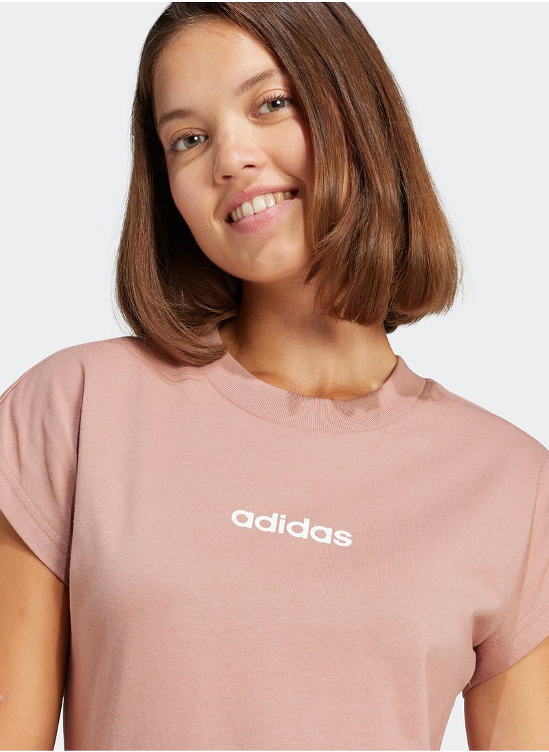 Adidas - Essentials Linear Cotton T-Shirt - Image 1