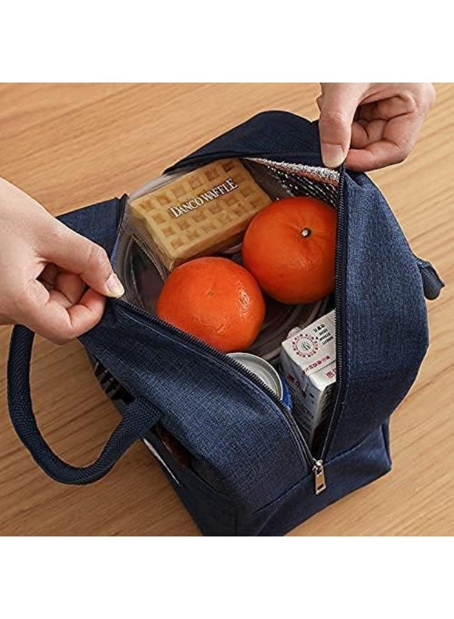 Insulated Lunch Bag for Men, Women & Kids, Portable Waterproof Food Storage Bag, Foldable Thermal Lunch Box Organizer, Leak-Proof Cooler Tote for Work, School, Travel, Picnic, Beach, Reusable Lunch Cooler Bag for Adults and Children - Image 2