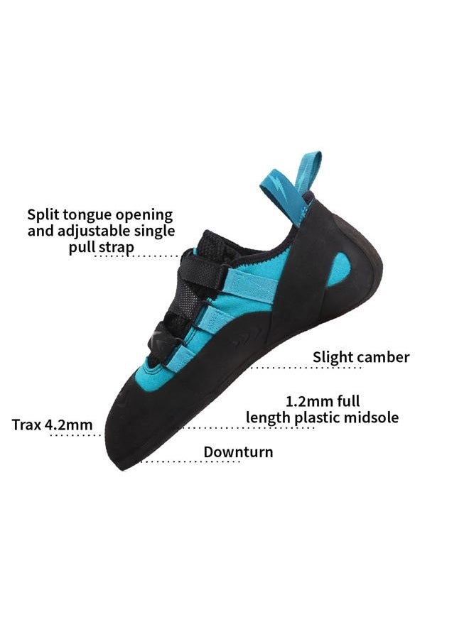 EVOLV Kira Climbing Shoes - Women's Teal 7.5 - Image 3