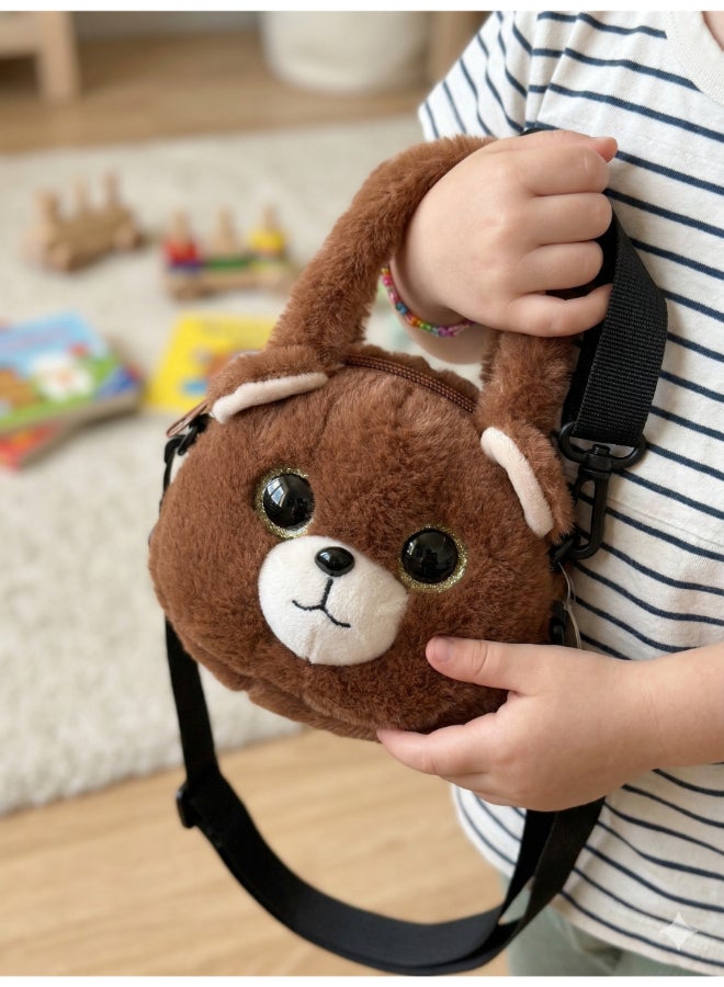 Fluffmals لعبة حيوانات محشوة فلوفمالز - حقيبة دب 15 سم - Image 3