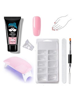 BOOBEEN Poly Nail Gel Extension Kit for Builder Gel UV Nail Art Kit Nail Extension Set. (6 IN 1) (PINK) - pzsku/Z4CE3E5932FA74AB3A7DCZ/45/_/1738306419/575367cf-2b90-489e-95bf-b3766d2e160d