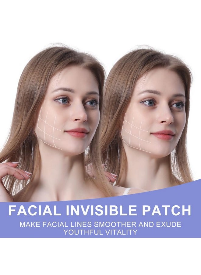 Generic - Face Lifting Tapes, 60pcs Face Lift Stickers Ultra-thin Invisible Face Tape for Instant Face Lifting, Hiding Facial Neck Wrinkles V-face Tightening Lifting Saggy Skin (Finger Shaped Face Tapes) - Image 1