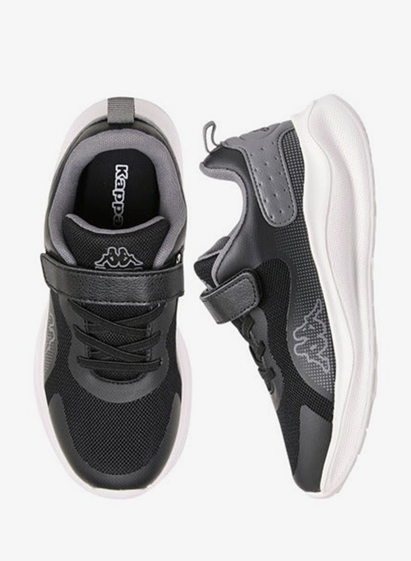 Kappa Boys' Logo Print Sport Shoes with Hook and Loop Closure - Image 3