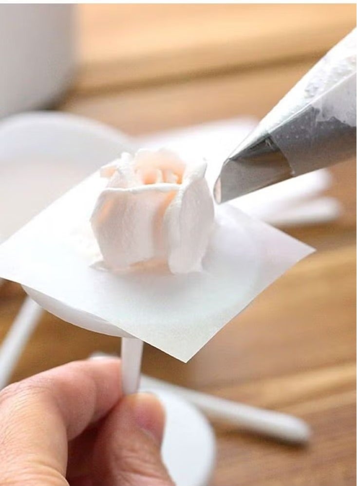 Cake Decorating Piping Nozzle Set, ercream Frosting Piping, Rose Nozzle Pastry Decorating Tool for Home Kitchen Cake Shop Making Cream Cakes (7 Pieces) - Image 2