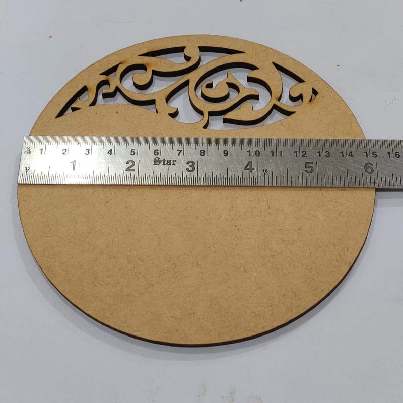 Excellentcrafts Round MDF Art Board for DIY Crafts (Size 6x6 Inches and Thickness 4mm) - Image 2