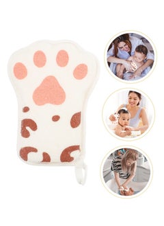 SYOSI 2Pcs Paw Bath Cotton Cartoon Towel Sponge Natural for Bathing Shower Mitten Mesh Exfoliating Brush Body Cleaning Scrubber Kid Loofah Child Net  - Image 5