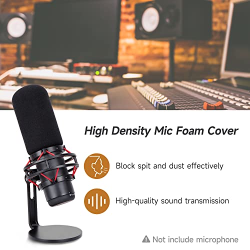 WIBOND For HypherX QuadCast Pop Filter - Windscreen Compatible with HyperX QuadCast Reduce Mic Noises, Mic Foam Cover Improved Sound Quality - Image 5