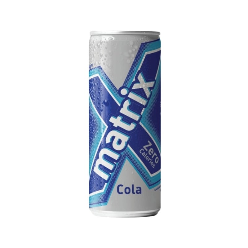 Matrix Cola Zero Calories Carbonated Soft Drink- 250ml