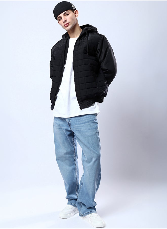 RAVIN Quilted Squares Black Waterproof Jacket  - Image 5