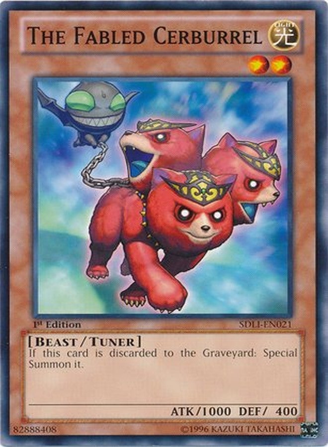 YU-GI-OH! - The Fabled Cerburrel (SDLI-EN021) - Structure Deck: Realm of Light - 1st Edition - Common