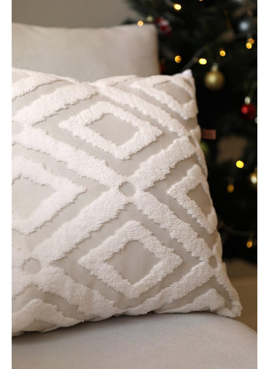 Favora - Ethnic Patterned Special Design Punch Cushion Cover 42 - Image 1