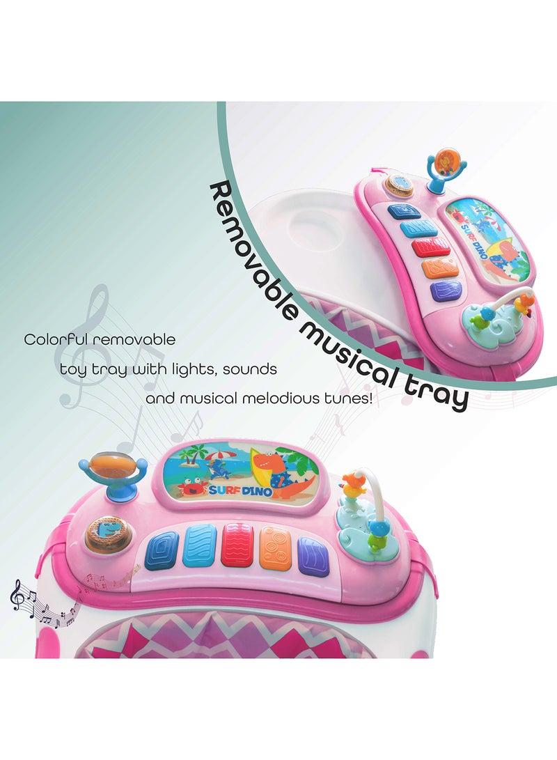 Moon Pace Baby Walker - Pink - Image 4