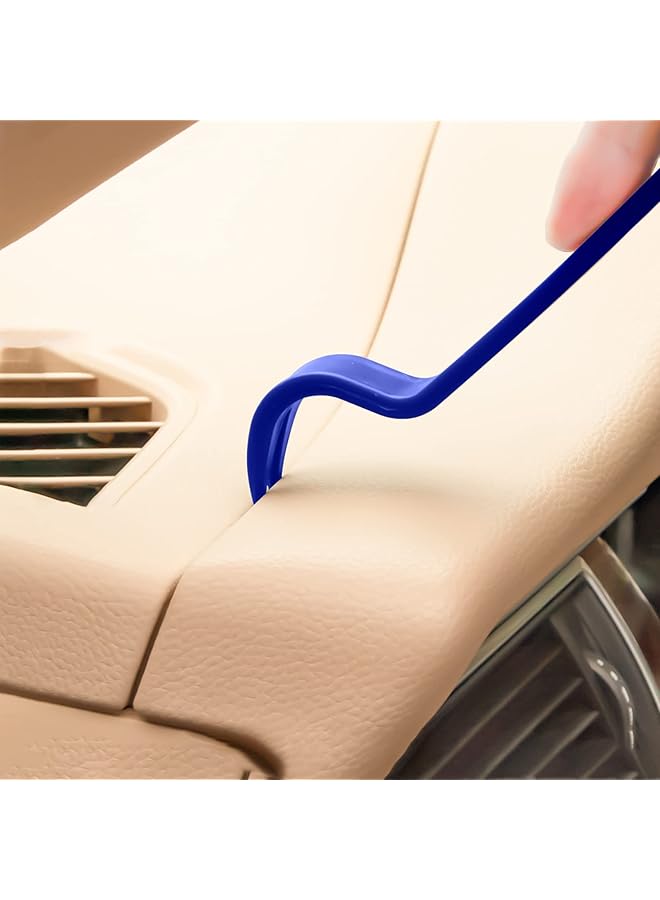 اكس بي ار ان مجموعة من 12 أداة لإزالة الزخارف، طقم أدوات إزالة زخارف الصوت لأبواب ولوحات السيارة، مجموعة أدوات إزالة مشابك التثبيت التلقائية - Image 5