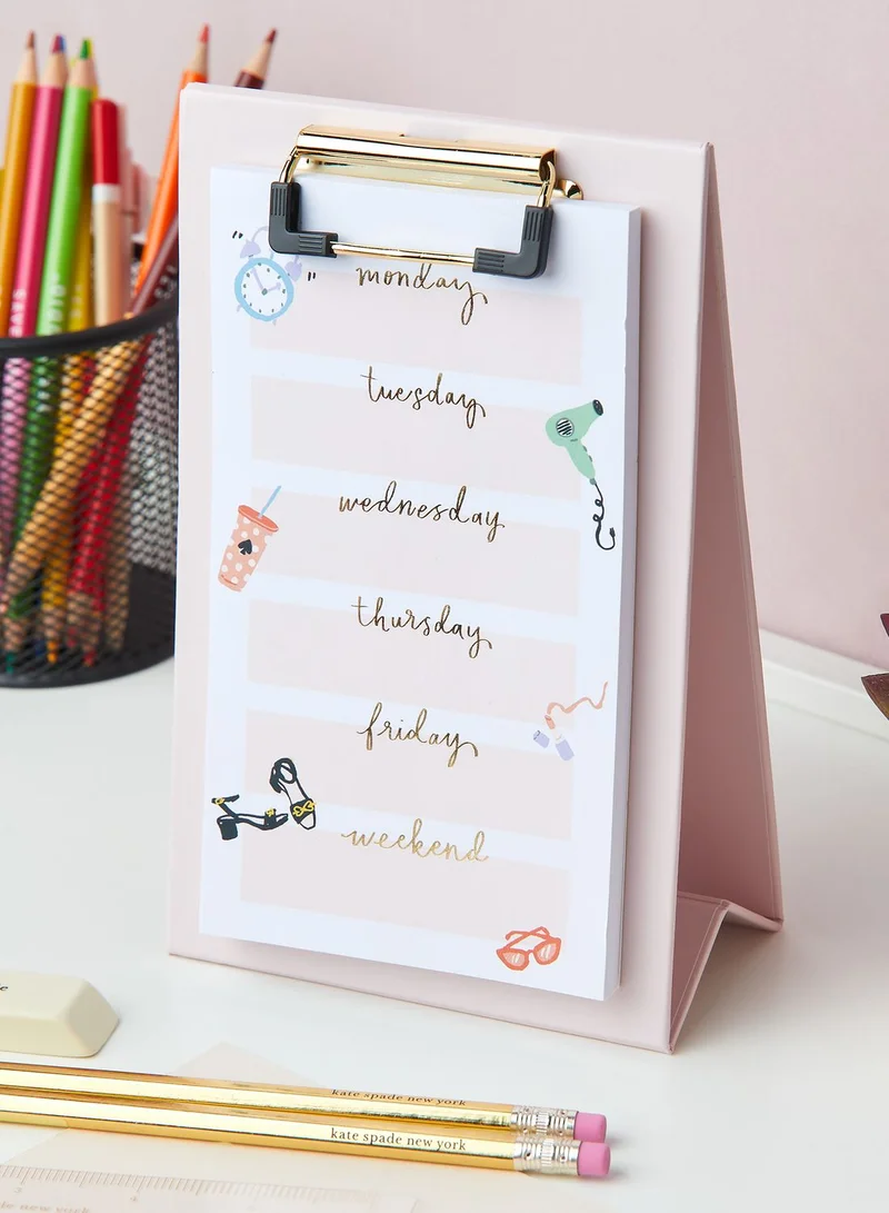 Kate Spade Fashionably Late Weekly To Do List Pad