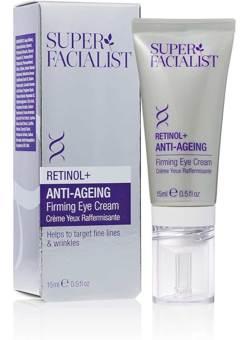 سوبر فيشيليست كريم للعين بالاثنتين + مضاد للشيخوخة يستهدف التجاعيد والخطوط الدقيقة آمن للنباتيين من سوبر فيشاليست، 15 مل - Image 1