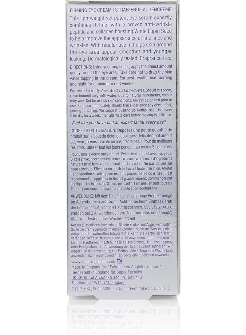 سوبر فيشيليست كريم للعين بالاثنتين + مضاد للشيخوخة يستهدف التجاعيد والخطوط الدقيقة آمن للنباتيين من سوبر فيشاليست، 15 مل - Image 2