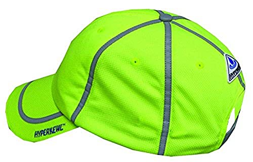 HyperKewl 6595 Evaporative Cooling Mesh Baseball Cap with Hook and Loop Closure, Highly Durable, HperKewl Cooling Material, Hi-Viz Lime - Image 2