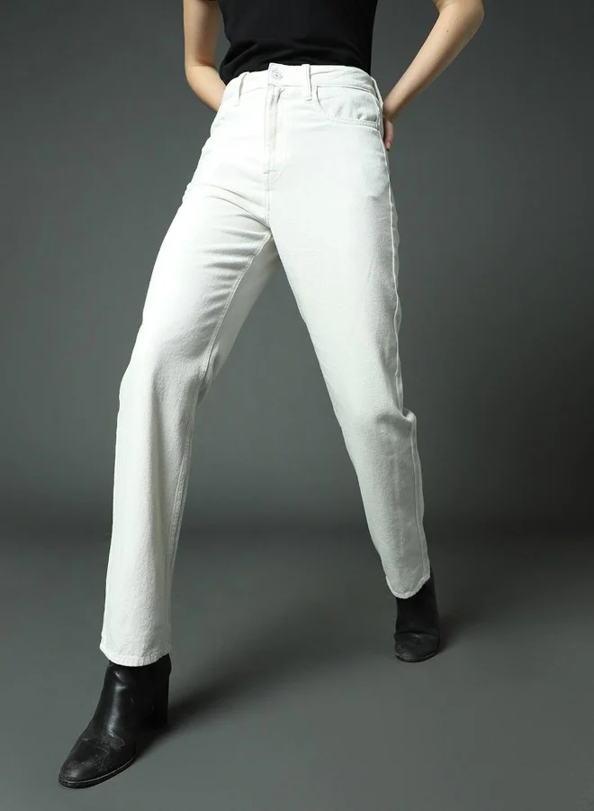 HIGH STAR  Women White Jeans for Women | Best Price UAE