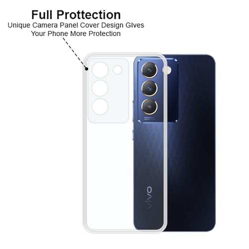 VIDO غطاء خلفي شفاف VIDO لهاتف Vivo Y200e 5G / Vivo T3 5G (ناعم ومرن وحماية للكاميرا) - Image 4