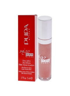 PUPA Pupa Milano Miss Milano Lip Gloss - Shiny, Smooth, Plump - Soft, Innovative Gel Texture - Glides Smoothly On The Lips - For A Moisturizing And Volume Enhancing Effect - 102 Sexy Skin - 0.17 OZ  - Image 4