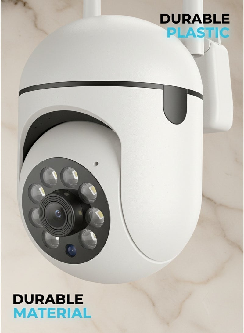 LEXIN Wireless Security Cameras 360° View, 1080P Dome Surveillance Camera, Waterproof Outdoor WiFi Camera with Motion Detection & 2-Way Audio, 2.4GHz & 5G Compatible - Image 2
