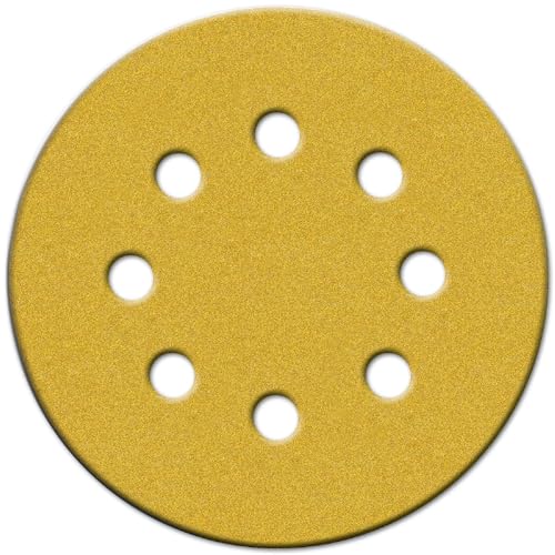 Norton 5" Norton 49220 MultiSand Hook & Loop 8-Hole Sanding Disc, P150-Grit, 25-Pack - Image 2