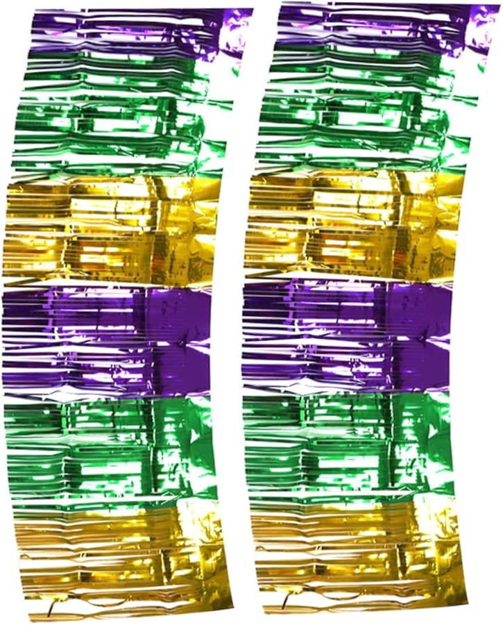 زخارف ستارة شرابات ملونة 2 قطعة لحفلات خلفية الباب والجدار ومناسبات المهرجانات - Image 1