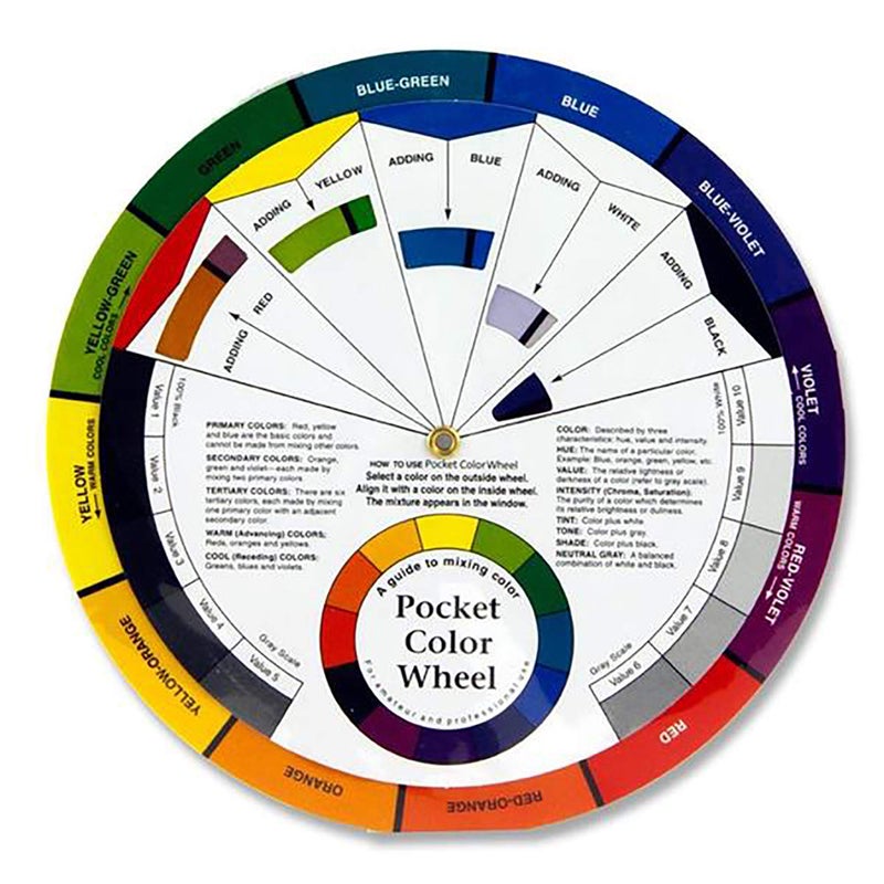 Premier Stationery H2770404 Icon 13 cm Pocket Colour Wheel - Image 1