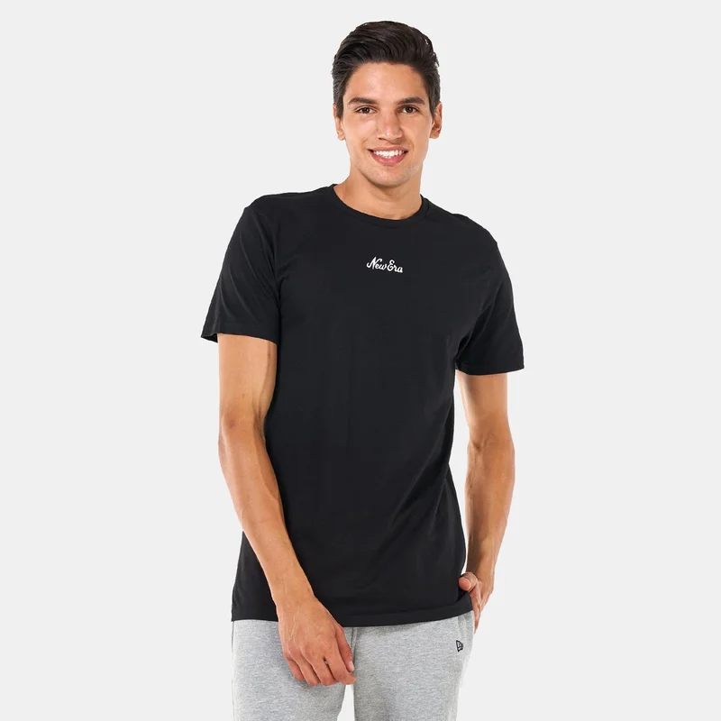 Men's Essential Script Black T-Shirt