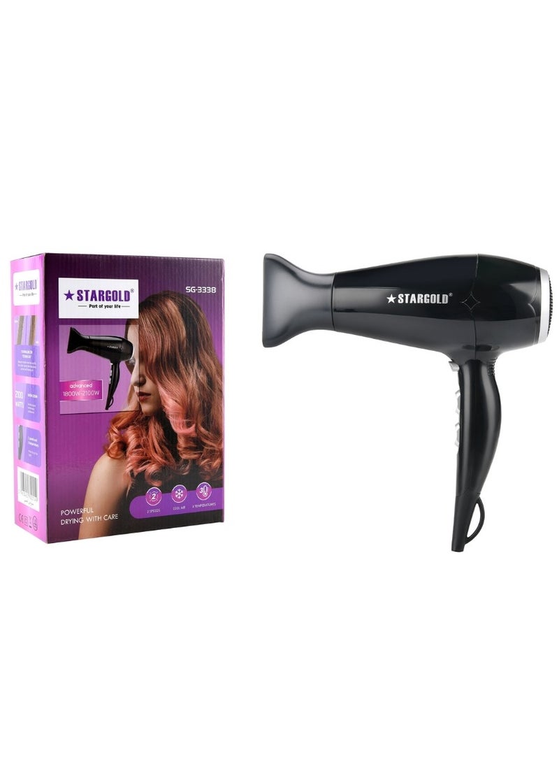 ستارجولد مجفف الشعر STARGOLD COOLAIR بقوة 2100 واط - Image 4
