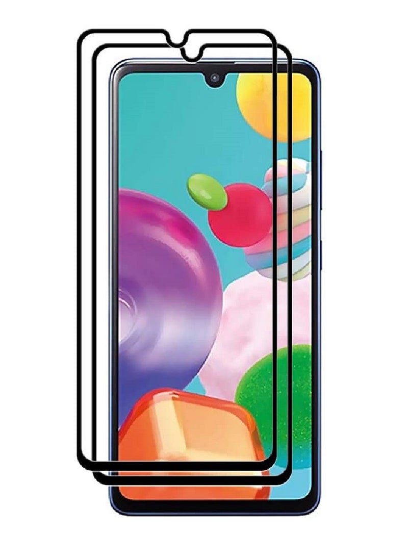 Super 2 Pieces Tempered Glass Screen Protector 5D Designed For Samsung Galaxy A41 Full Glue Edge to Edge Full Screen Coverage And Bubble Free - Image 1