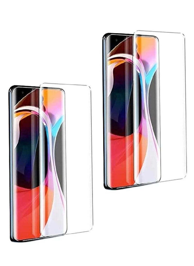 2 Pieces Tempered Glass Screen Protector Clear Designed For Xiaomi Mi 10 5G Full Screen Coverage And Bubble Free - Image 1