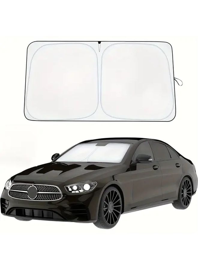 Universal 55x27 5 Inch Car Sun Visor Foldable Sunshield Anti Glare UV Protection - Image 4