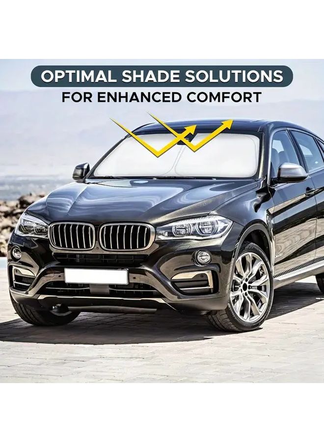 Universal 55x27 5 Inch Car Sun Visor Foldable Sunshield Anti Glare UV Protection - Image 5
