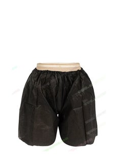 Global Star 50pcs Disposable Moroccan Shorts for Spa and Sauna / Black  - Image 3