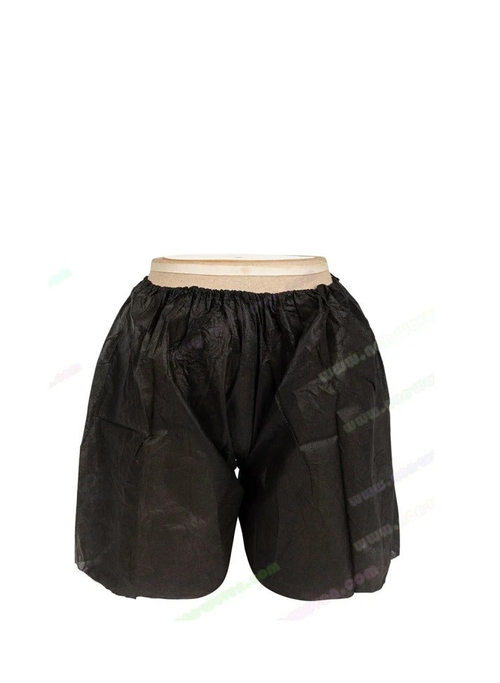 Global Star 50pcs Disposable Moroccan Shorts for Spa and Sauna / Black - Image 3