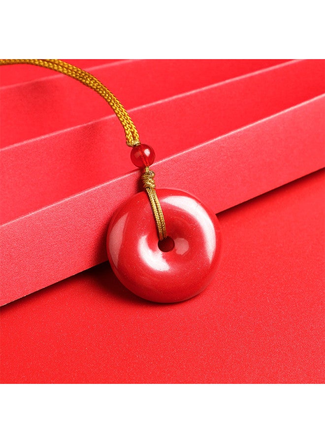 Genuine High-purity Cinnabar Imperial Vermilion Pi Xiu Safety Buckle Premium Pendant - Image 2