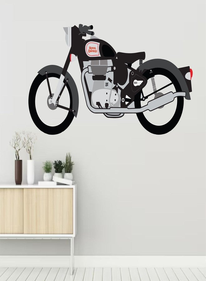 Wall Attraction™ Royal Enfield Bullet Wall Stickers & Murals Size - 40x78cm MD180_S - Image 1